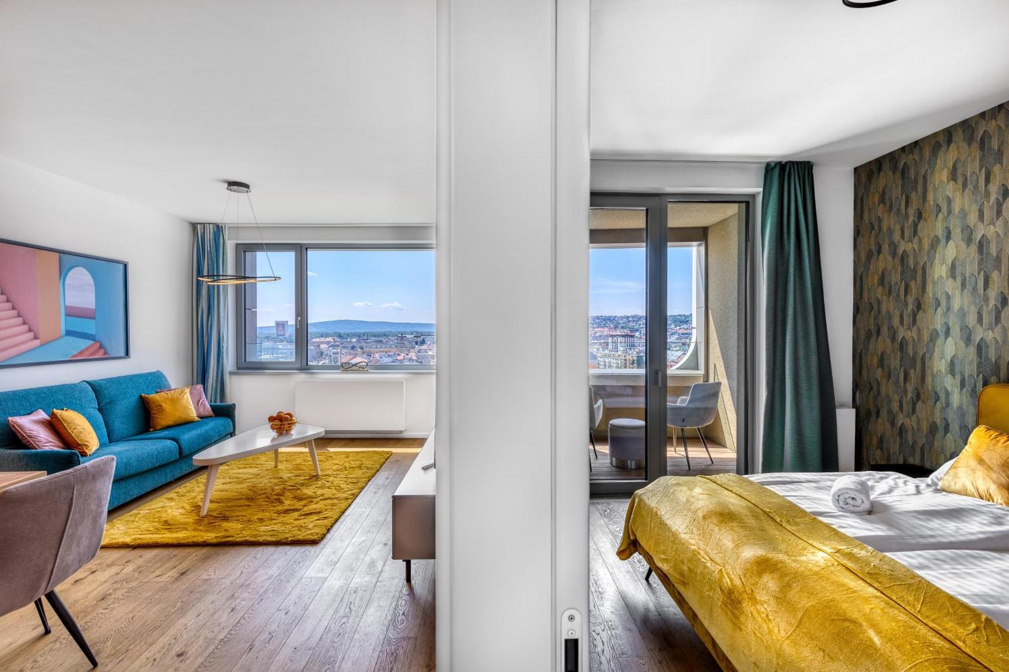 Sky Park 1 - Luxurious #Instaworthy Apartment In Downtown City Center With Included Parking, Best Address In Town Братислава Экстерьер фото